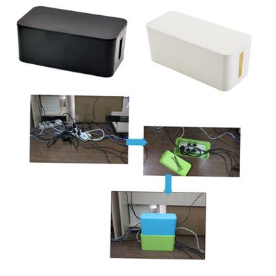 SWOOMEY Electric Cord Organizers Wire Organizer Box for Desk Power Cord Storage Box