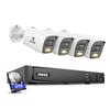 ANNKE 8MP Security Camera System, 16CH NVR Recorder with AI Human/Vehicle Detection, 4X 4K Bullet PoE Cams with Color Night Vision, 2-Way Talk, Compatible with Alexa, IP67 Weatherproof, 6TB HDD view 1