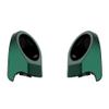 Advanblack Alpine Green Tour Trunk Pack Speaker Pods 6.5" Rear Audio Housing Color Matched Fit Harley King Tour Trunk Pack view 4