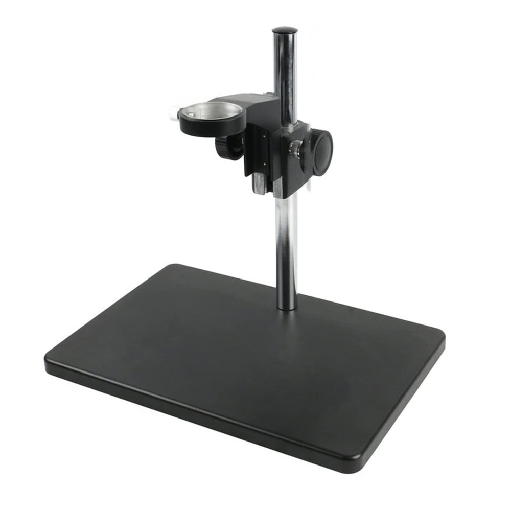 Lab Microscope Accessories Big Size Heavy Duty Adjustable Boom Large Stereo Arm Table Stand 50mm Ring Holder(A)