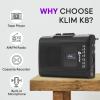 KLIM K8 Cassette Tape Player Portable + Cassette Recorder + NEW + AM/FM Walkman Cassette Player + Built-in Microphone & Speaker + Headphone Jack & Earphones view 2