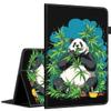 Case for All-New Amazon Fire HD 8 & 8 Plus Tablet Case (12th/10th Generation, 2024/2022/2020)Slim Fit Foldable Standing Cover Case with Auto Sleep/Wake Panda Bear Hippie view 1