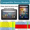 Case for All-New Amazon Fire HD 8 & 8 Plus Tablet Case (12th/10th Generation, 2024/2022/2020)Slim Fit Foldable Standing Cover Case with Auto Sleep/Wake Panda Bear Hippie view 2