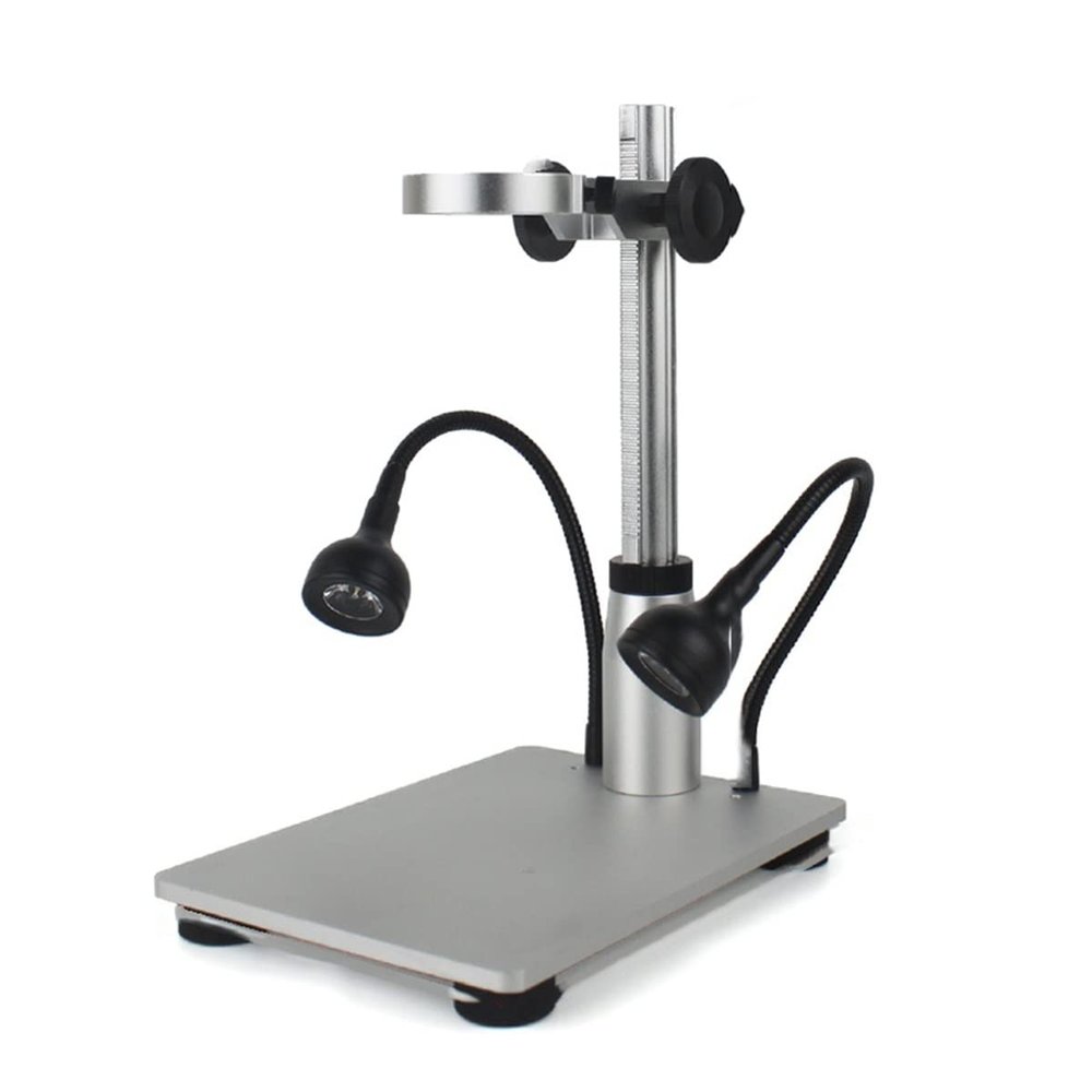 JOEBO Microscope Kit 4K 48MP HDMI USB Digital Video Microscope Camera 1X-130X Zoom C-Mount Lens Microscope Lens Adapters(D)