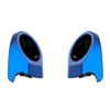 Advanblack Blue Burst Tour Trunk Pack Speaker Pods 6.5" Rear Audio Housing Color Matched Fit Harley King Tour Trunk Pack view 4