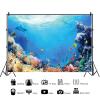 10x6.5ft Under The Sea Backdrop Underwater World Fish Coral Reef Photography Background Under The Sea Theme Kids Birthday Baby Shower Party Decorations Wallpaper Photo Studio Props view 2