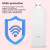4G LTE Portable Wi Fi Router, 150Mbps Pocket Mobile Wi Fi Hotspot, Travel Friendly, 10 Users USB Plug in, Mobile Wi Fi Router for Travel Office Library view 3