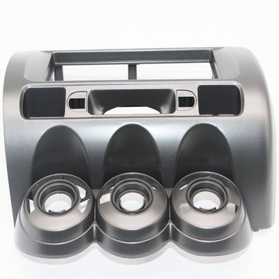 Car Front Side Air Outlet Vent Frame Trim Compatib 2 Din Head Unit Car Radio Fascia For HONDA Fit Jazz 2002-2008 Auto Stereo Audio Player DVD Panel Dash Kit Frame Bezel Faceplate ABS Silver Car Stereo
