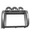Car Front Side Air Outlet Vent Frame Trim Compatib 2 Din Head Unit Car Radio Fascia For HONDA Fit Jazz 2002-2008 Auto Stereo Audio Player DVD Panel Dash Kit Frame Bezel Faceplate ABS Silver Car Stereo view 3