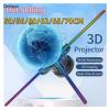 CUIYMXSC 3D Fan Holographic Projector, Advertising Light WiFi Control LED Sign Three-Dimensional Projector for Christmas Party Advertising Display (52CM) view 3
