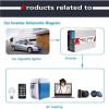 6000W DC 12V/24V/48V/60V/72V Pure Sine Wave Inverter Charger DC Input AC Output 120V/240V,Low Frequency Solar Power Inverter Converter for Home,RV,Camping,Car,12v to 230v view 3