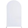 Arch Cover Arch Backdrop Cover 19.7x47.2in Color Elastic White Background Arch Cover Backdrop Cover for Wedding Party Ceremony Banquet, No Frame, Small view 1