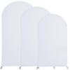 Arch Cover Arch Backdrop Cover 19.7x47.2in Color Elastic White Background Arch Cover Backdrop Cover for Wedding Party Ceremony Banquet, No Frame, Small view 2