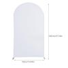 Arch Cover Arch Backdrop Cover 19.7x47.2in Color Elastic White Background Arch Cover Backdrop Cover for Wedding Party Ceremony Banquet, No Frame, Small view 3
