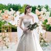 Arch Cover Arch Backdrop Cover 19.7x47.2in Color Elastic White Background Arch Cover Backdrop Cover for Wedding Party Ceremony Banquet, No Frame, Small view 4