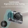 SMALLRIG X-M5 Handgrip L-Shape Grip for FUJIFILM X-M5, Built-in Quick Release Plate for Arca, Lightweight Silicone Side Handle, Includes Windshield with Cold Shoe Adapter (Sliver) - 4875 view 4