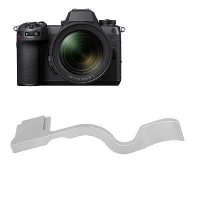 Wisoqu Thumb Up Grip for Z6III, Aluminium Alloy Thumb Grip with Hot Shoe Cover Protector, Digital Camera Thumb Rest Support Holder, Camera Accessories for Z6III (Grey)