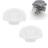 12Pcs Joystick Caps Replacement, Gaming Caps with 20.2mm Diameter for Sallybox for Fightingbox for Slimbox Keyboards, ABS Material, Easy to Install (Transparent) view 1