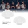12Pcs Joystick Caps Replacement, Gaming Caps with 20.2mm Diameter for Sallybox for Fightingbox for Slimbox Keyboards, ABS Material, Easy to Install (Transparent) view 2