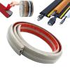 Cable Floor Cover Protector Trunking -Self-Adhesive Cable WireManagement-Electrical Cable Shield Cover& Wire Management Hider(Gray Wood Grain,1m*3cm) view 1