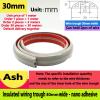 Cable Floor Cover Protector Trunking -Self-Adhesive Cable WireManagement-Electrical Cable Shield Cover& Wire Management Hider(Gray Wood Grain,1m*3cm) view 2