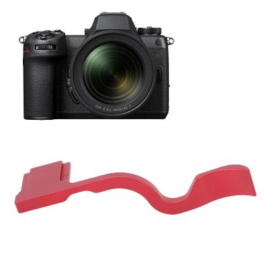 Thumb Up Grip for Z6III, Aluminium Alloy Thumb Grip with Hot Shoe Cover Protector, Digital Camera Thumb Rest Support Holder, Camera Accessories for Z6III (Red)