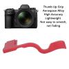 Thumb Up Grip for Z6III, Aluminium Alloy Thumb Grip with Hot Shoe Cover Protector, Digital Camera Thumb Rest Support Holder, Camera Accessories for Z6III (Red) view 2