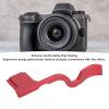 Thumb Up Grip for Z6III, Aluminium Alloy Thumb Grip with Hot Shoe Cover Protector, Digital Camera Thumb Rest Support Holder, Camera Accessories for Z6III (Red) view 3