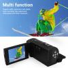 50MP Digital Camera Camcorder, 2.8 Inch Rotation Screen, 2.7K HD Video Recorder with Front Fill Light, USB Port, External Mic, Loop Recording, for Travel, Wedding, School Events view 3