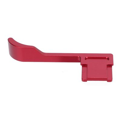 Wisoqu Thumb Up Grip for A7CR, Aluminium Alloy Thumb Grip Hot Shoe Cover, Camera Thumb Rest Support Holder, Camera Accessories for A7CR A7CRII Mirroless Camera (Red)