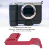 Wisoqu Thumb Up Grip for A7CR, Aluminium Alloy Thumb Grip Hot Shoe Cover, Camera Thumb Rest Support Holder, Camera Accessories for A7CR A7CRII Mirroless Camera (Red) view 3