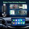 2-in-1 Wireless Adapter Compatible with CarPlay and Android Car, 5GHz WiFi Dongle Plug & Play for Fast and Stable Connection, Compatible with 98% of Cars (2015-2024), Compact and Portable view 3