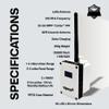 ATAK-Enabled S5 Beacon XL+ with Dual Solar-Powered Efficiency, LoRa Off-Grid Mesh Communicator, and Meshtastic - Fully Flashed Hiking Gear by spec5 (White/Black) view 3