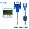 1PCS 1.5m 3Meters RS232 to USB RS 232 Converter DB9 RS-232 USB-A Adapter Conversion Cable Com with Chip Magnetic Ring UT-8801(UT-810N 1.5m) view 3