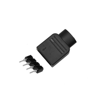 Chunsu Argb RGB 3Pin 4Pin Adapter Jacket Male Female Needle DIY Set for 3528 5050 Strip Light(10pcs,4pin Female)