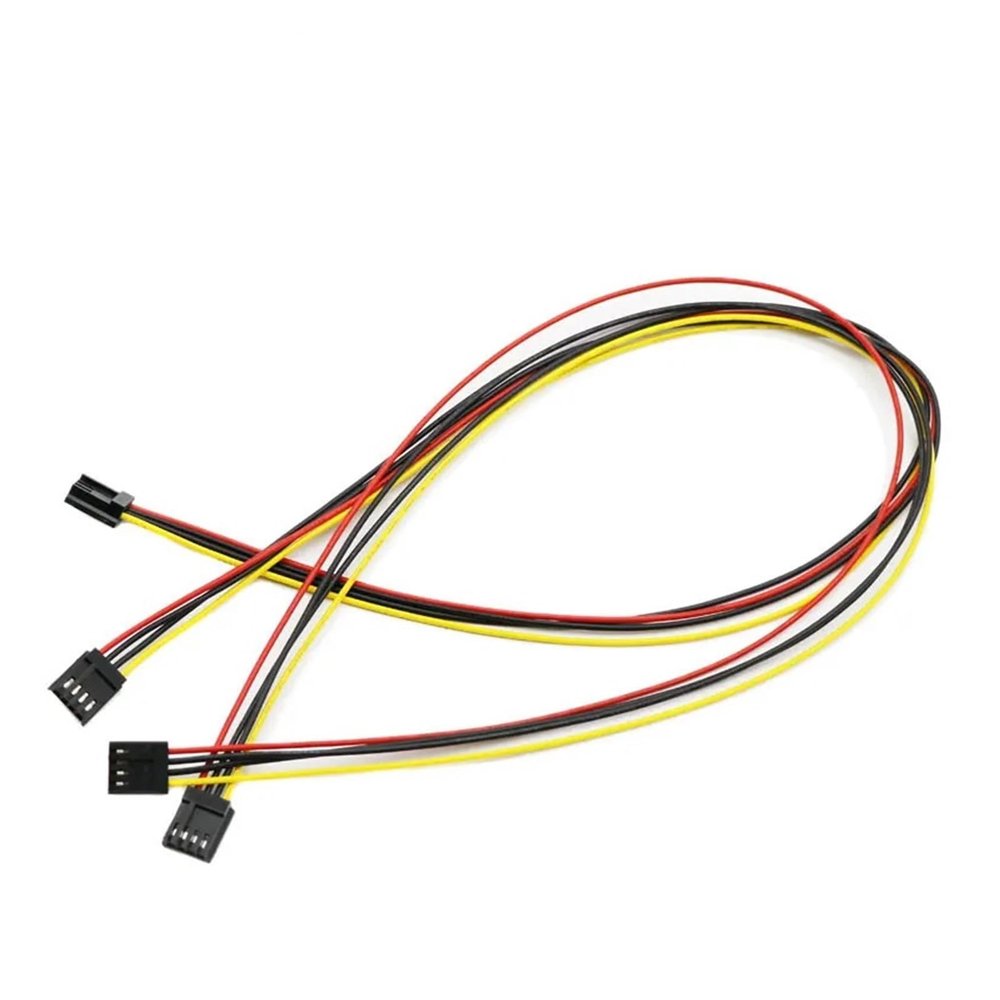 Chunsu ITX FDD Floppy 4Pin Female to 4Pin Female Small 4pin Converter Power Supply Leads Cable Cord-30CM 50CM(30cm)