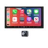 Alpine iLX-407 7" Double DIN Multimedia Receiver with Bluetooth, Apple CarPlay, Android Auto & Alpine RUX-H02 Wireless Remote Bass Knob Bundle view 1