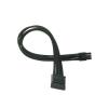 Chunsu Single Sleeved 6Pin to SATA Power Cable 18AWG for Type 4(100cm,Black) view 1