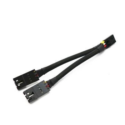 Chunsu RGB 4pin Fan Hub Splitter Adapter Cable for RGB Hub, Lighting Node Core-10cm