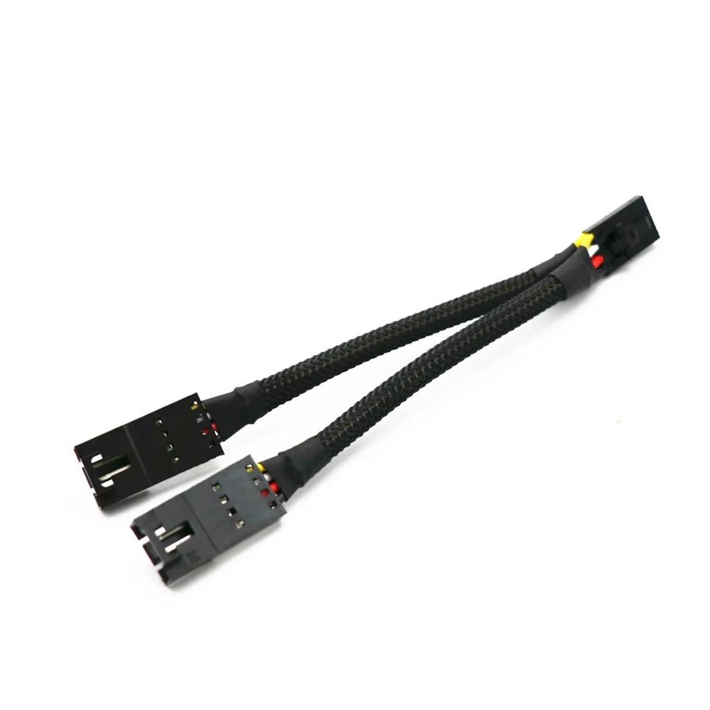 Chunsu RGB 4pin Fan Hub Splitter Adapter Cable for RGB Hub, Lighting Node Core-10cm