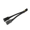 Chunsu RGB 4pin Fan Hub Splitter Adapter Cable for RGB Hub, Lighting Node Core-10cm view 1