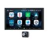 Alpine iLX-W650 7" Touchscreen Digital Multimedia Receiver with Bluetooth, Apple CarPlay & Android Auto + RUX-H02 Remote Bass Knob - Complete Car Audio Solution with Wireless Subwoofer Control view 1