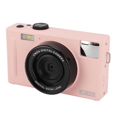 Asixxsix Digital Camera, 3 Inch Color Display Screen 48MP 1080P HD Camcorder Point and Shoot Camera, 4X Zoom Auto Focus Portable Video Camera for Kids, Teenagers and Beginners (128GB)