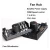Chunsu Computer Fan Speed Controller/High Power Hub Sata DC Power Controller NAS Server Fan Speed Control PWM Speed Regulation view 3