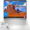 HP Newest Touchscreen Laptop for Business, 15.6" Student Laptop, Windows 11 Pro, Core i3-1215U CPU, 32 GB RAM, 1 TB SSD, Micro-Edge, Anti-Glare, MS Office Pro 2024 Lifetime License & Patented Mouse view 1