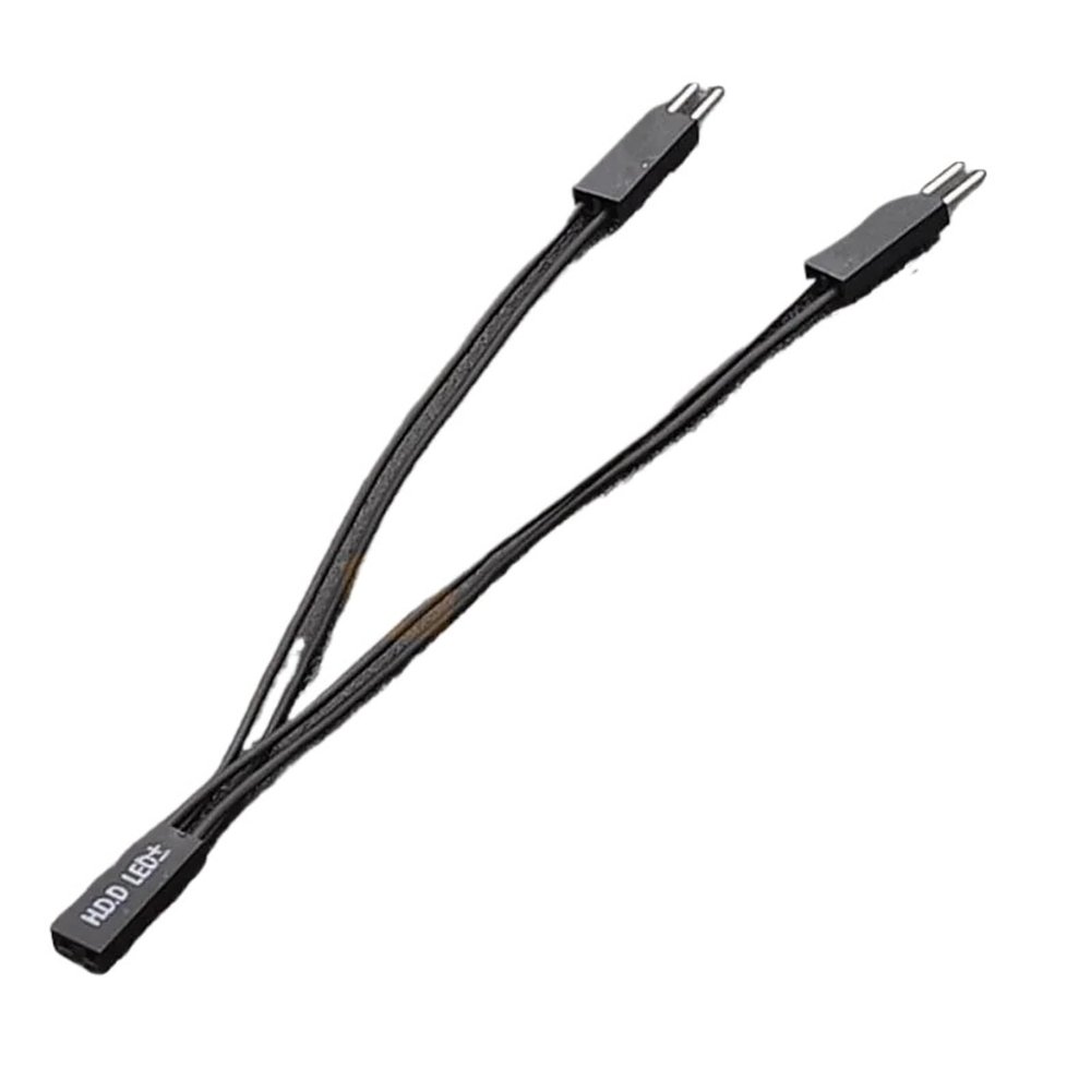 Chunsu Front Panel Power+ -, Reset, Power SW, HDD Extension Splitter Cable Supports Dual-Start Switch(HDD Led)