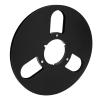 Empty Tape Reel, 10 Inch 3 Holes 1/4 Opening Empty Reel, Aluminum Alloy Open Reel Sound Tape Empty Reel Opening Machine Part for TEAC (Black) view 1