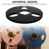 Empty Tape Reel, 10 Inch 3 Holes 1/4 Opening Empty Reel, Aluminum Alloy Open Reel Sound Tape Empty Reel Opening Machine Part for TEAC (Black) view 2