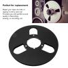 Empty Tape Reel, 10 Inch 3 Holes 1/4 Opening Empty Reel, Aluminum Alloy Open Reel Sound Tape Empty Reel Opening Machine Part for TEAC (Black) view 4