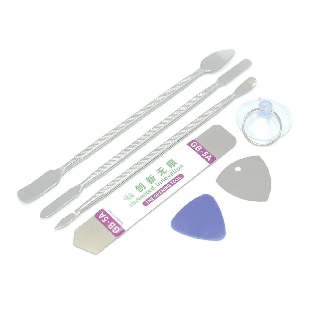 Zkhxhtg 7Pcs Mobilephone Repair Opening Tool Spudger Prying Steel Tool for Phone Laptop Tablet